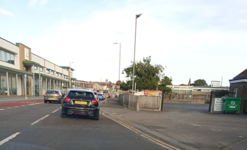 Approach to Car Park